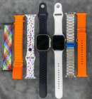 i50 suit max dual smart watches ( ultra 2 + watch 9) with 7 Straps